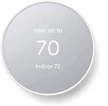 Google Nest Learning Thermostat - Programmable Smart Thermostat for Home -  3rd Generation Nest Thermostat - Works with Alexa - Stainless Steel