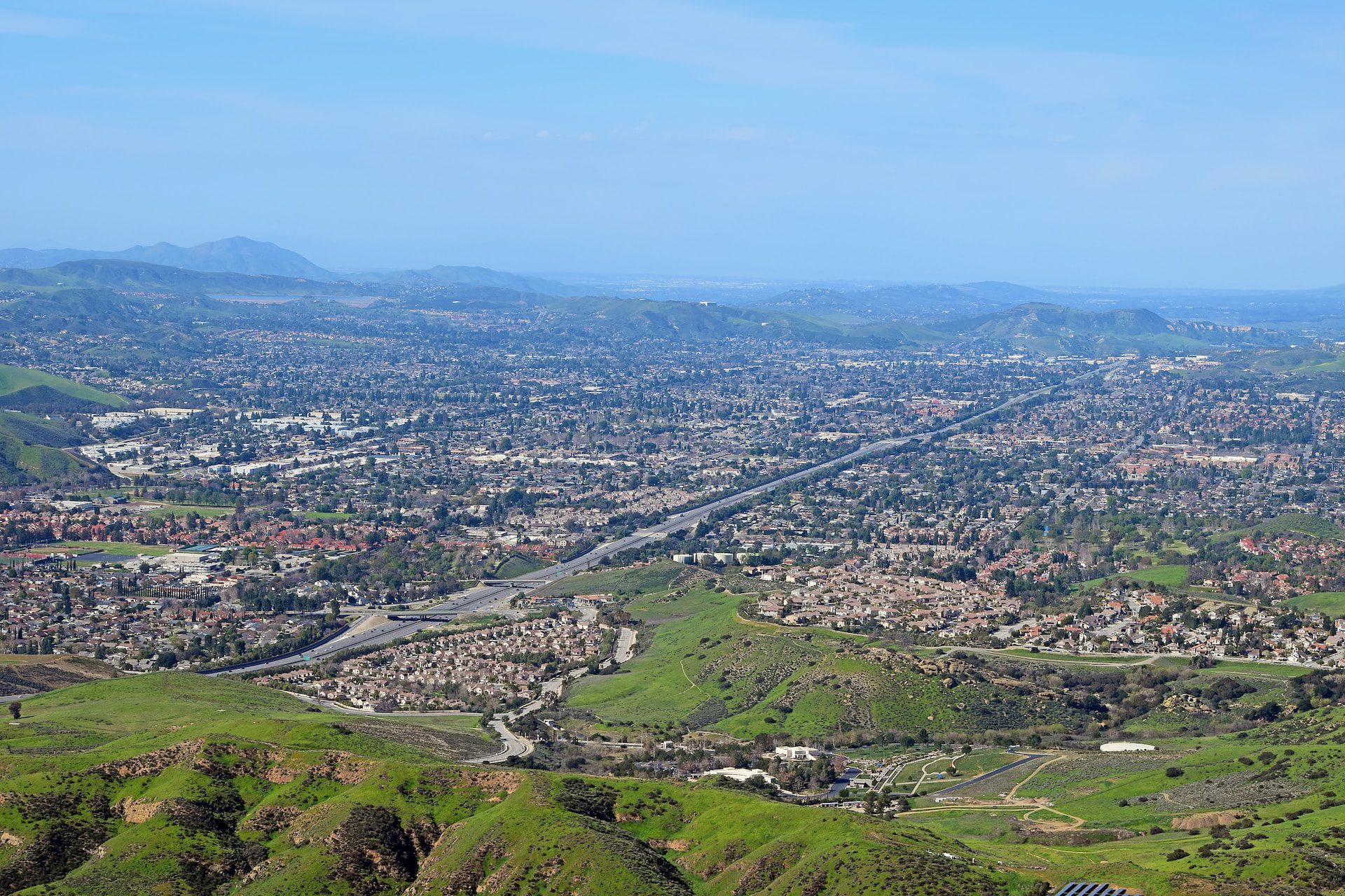 Cityscape of Simi Valley, California.