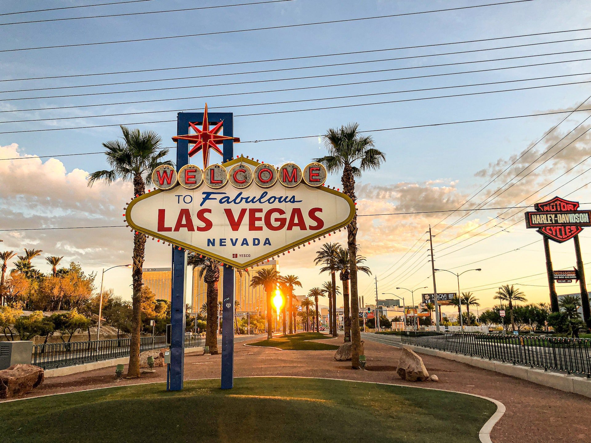 Las Vegas sign in Las Vegas, Nevada.