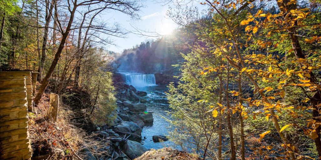 Cumberland Falls near Owensboro, Kentucky.
