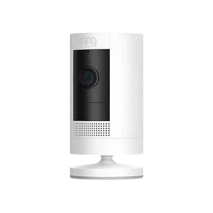 Ring Stick Up Camera indoor model for sustainable smart home security