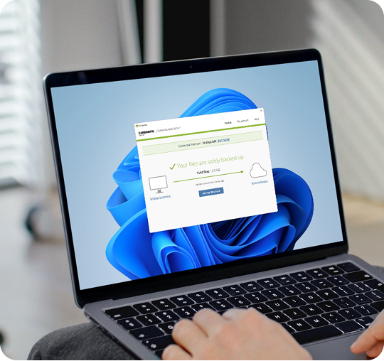 backing up the data from a personal computer