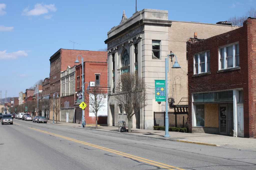 dowtown Aliquippa, PA