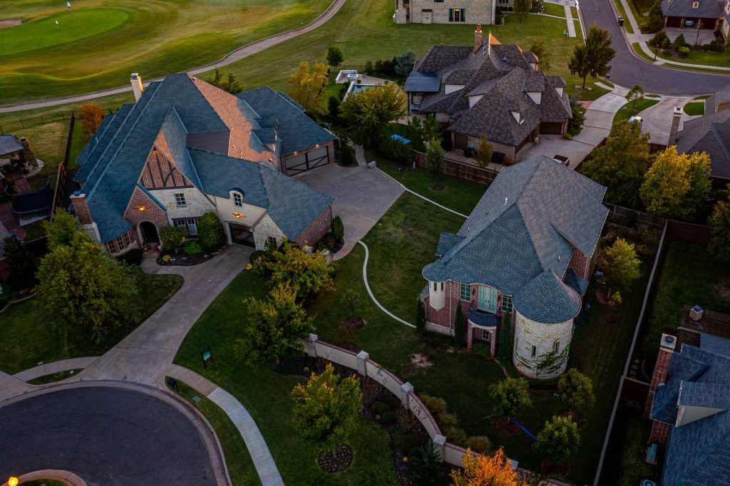 aerial view of Edmond, OK