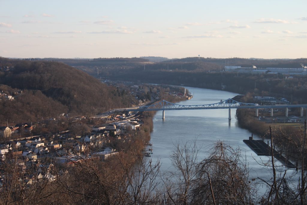 Monongahela River in McKeesport, PA
