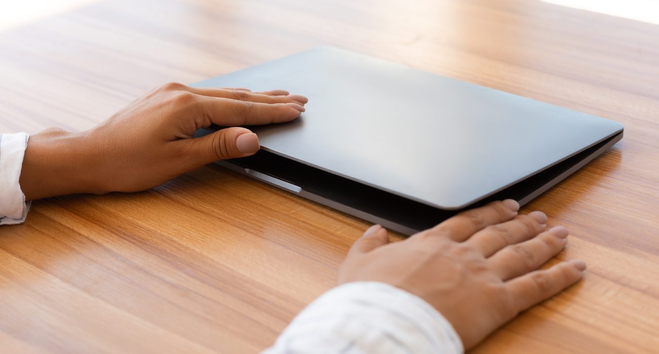 Restarting a laptop to troubleshoot Wi-Fi connection problems