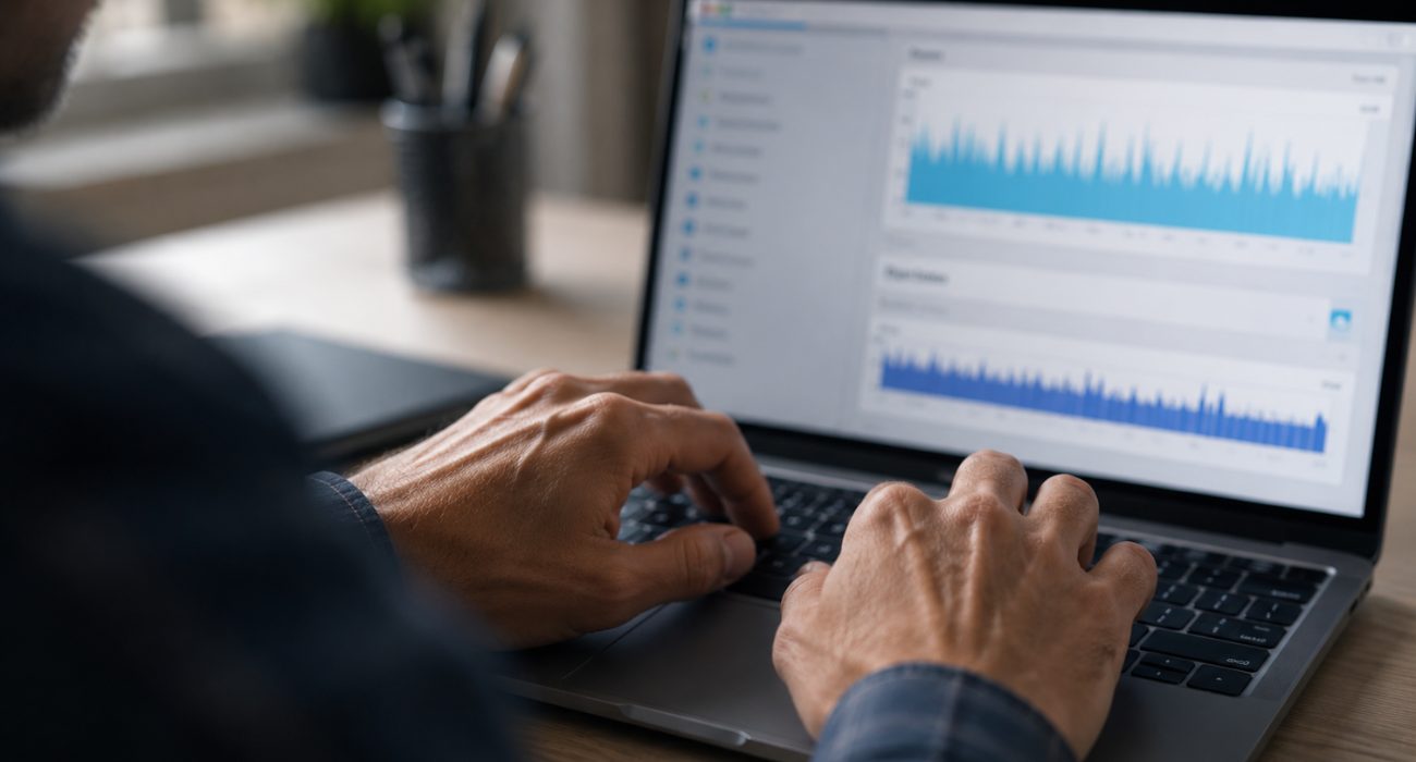User checking PC performance to troubleshoot an Avast slowdown